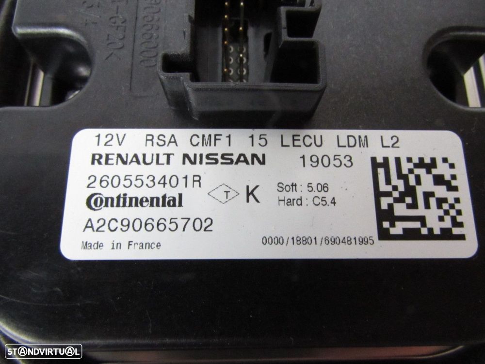 CENTRALINA/ BALASTRO LED Seminovo/ Original RENAULT CAPTUR (J5_, H5_)/NISSAN QAS... - 3