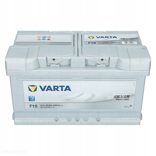 Akumulator Varta F18 12V 85Ah Silver Dynamic P - 19 kg - 2
