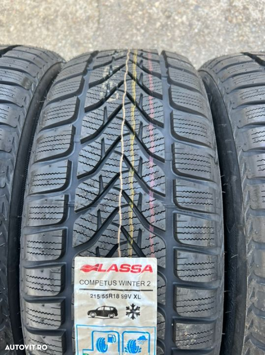 vând 4 anvelope 215/55/18 Lassa de iarnă noi - 3