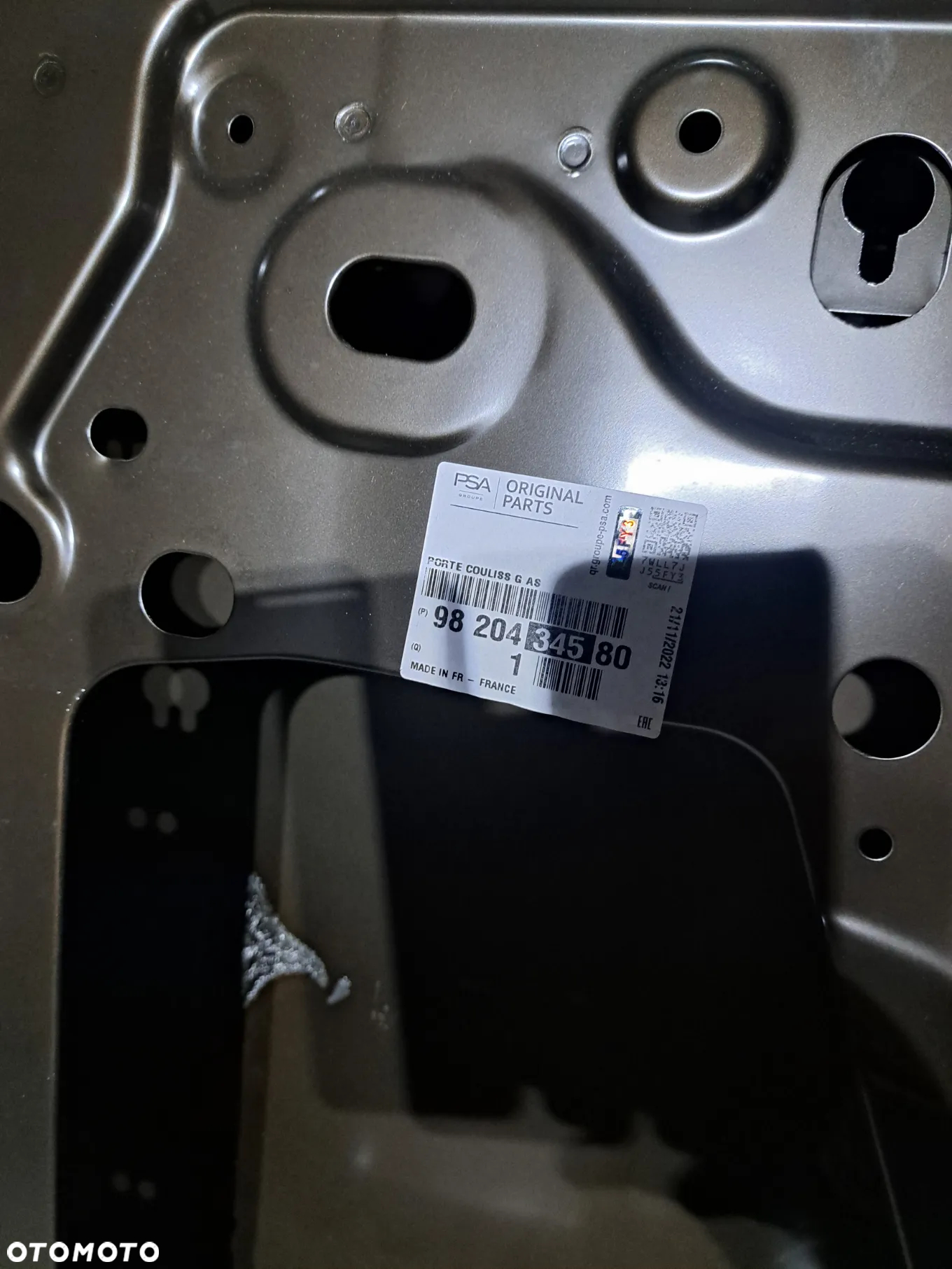 Drzwi przesuwne lewe Citroën Berlingo III Opel Combo E Peugeot Partner III Fiat Doblò III 9820434580 2018 2019 2020 2021 2022 2023 - 10