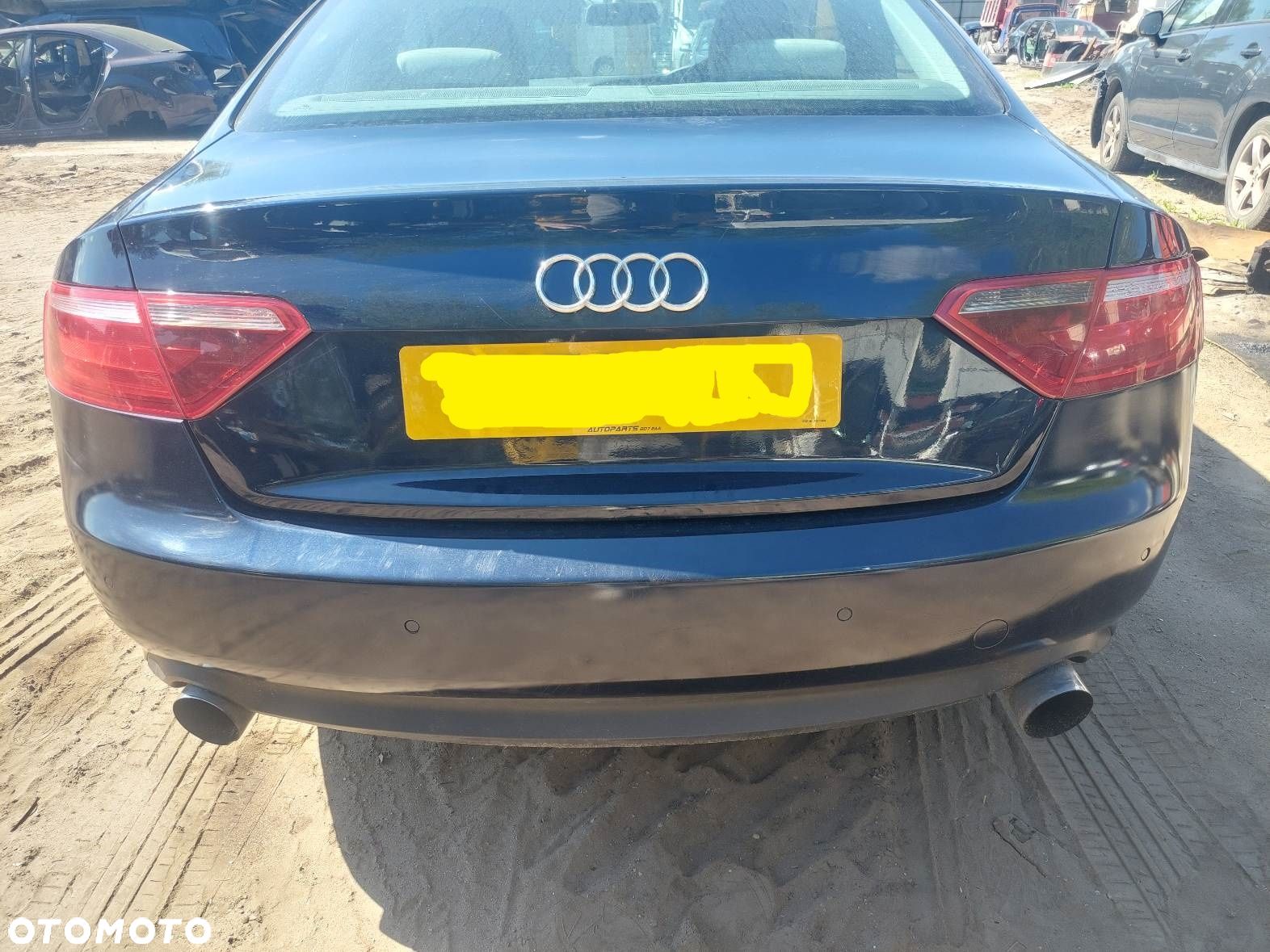 KOMPLETNY TYŁ AUDI A5 8T LZ5A UK - 1