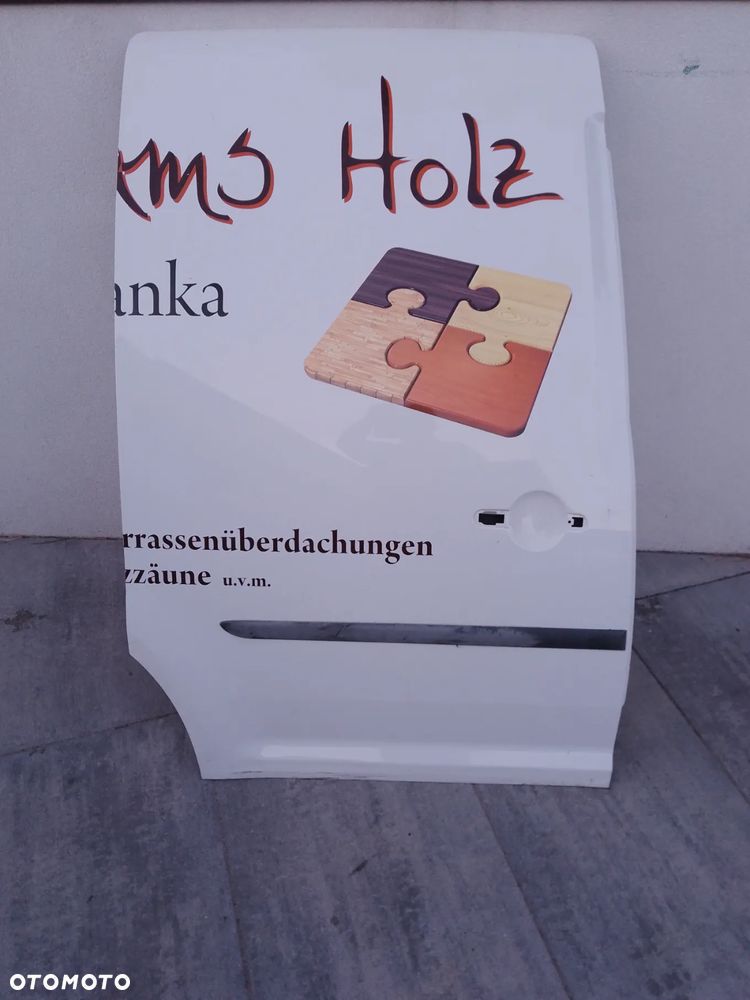 VW CADDY 2K5 DRZWI PRAWY BOK PRAWE BOCZNE  BIAŁE - 1