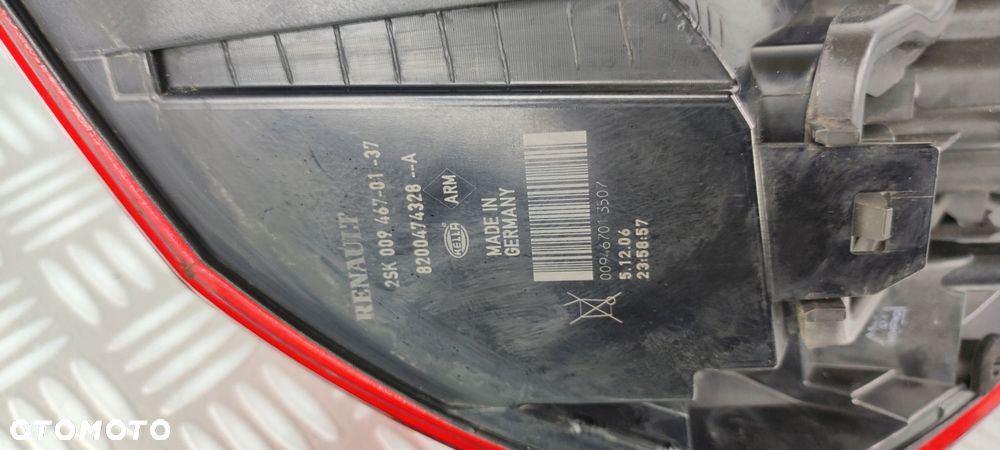 8200474328 A lampa lewy lewa tylna tył RENAULT GRAND SCENIC II 2 LIFT EURO - 6