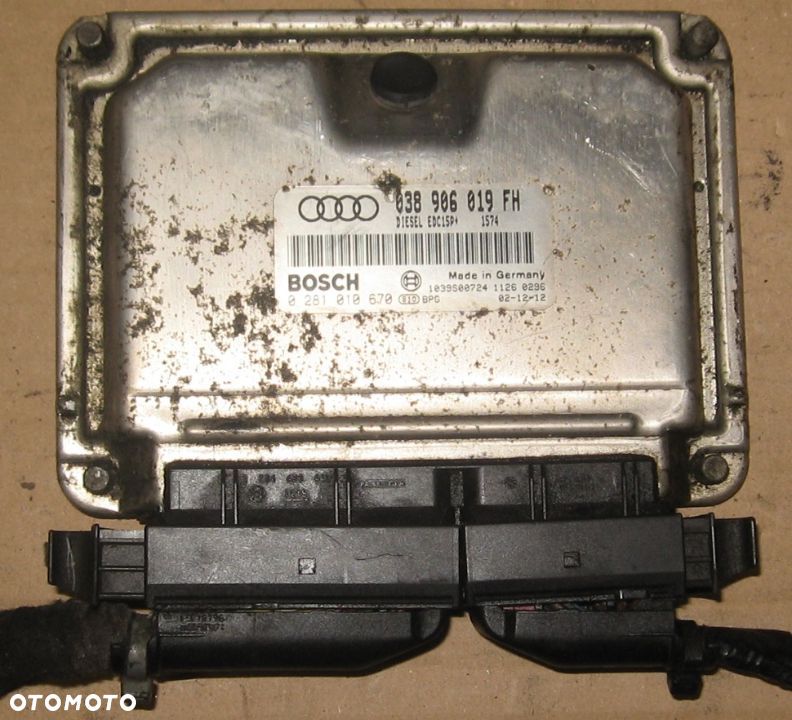 sterownik silnika AUDI A3 GOLF IV 1.9 TDI 038906019 FH DE volkswagen LEON TOLEDO - 1