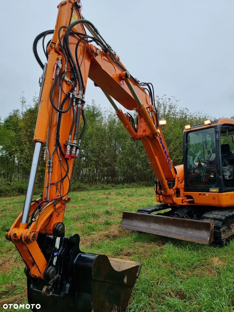 Komatsu Koparka Gąsienicowa 8 ton PC80MR-3 z Norwegii jak Nowa 2017rok 3100mtg 3x ramie łamane Klima ser.DEKRA pompa paliwa centr. smarowanie - 15