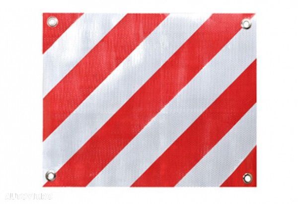 Element reflectorizant PVC pe suport fix 50x40, placa semnalizare gabarit depasit, 1 buc. - 1
