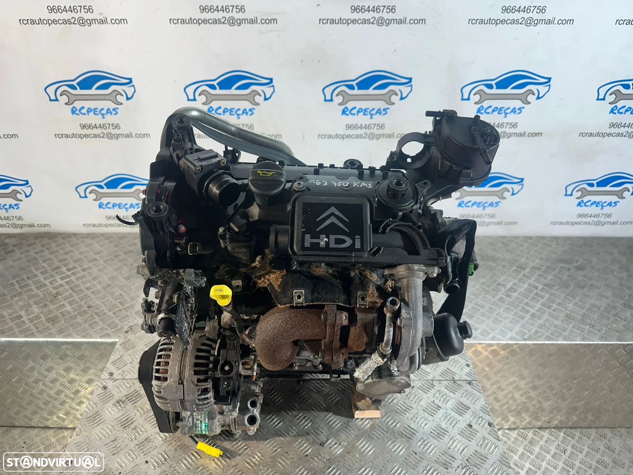 .Motor Completo PSA Peugeot Citroen Ford 8HX 8HZ 1.4 HDi 68cv Siemens - 1