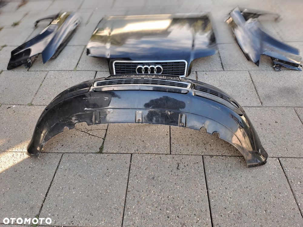 Audi A4 B6 zderzak przedni błotniki maska kod lakieru LZ9W