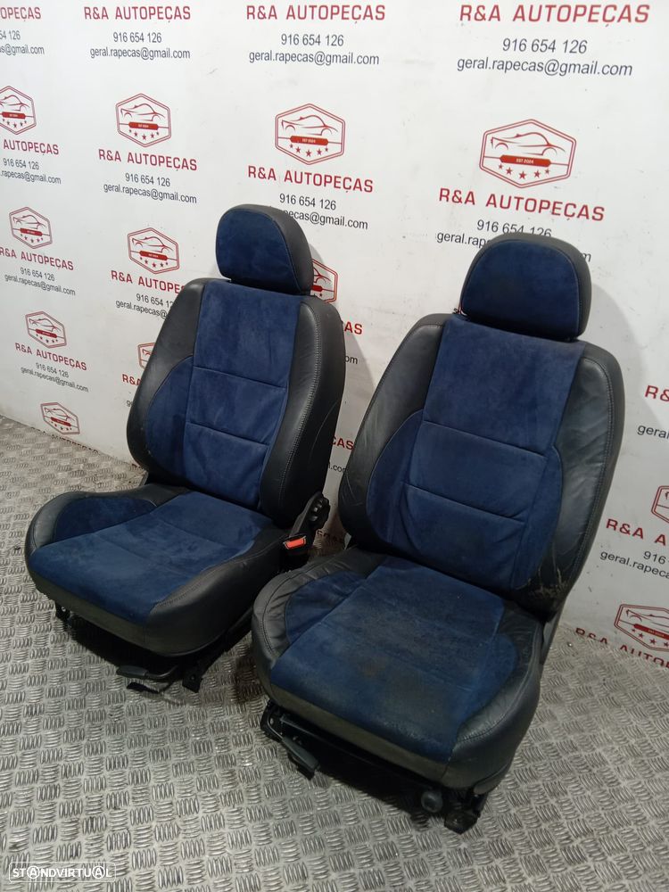 Conjunto de Bancos Rover 25 em Pele e Alcântara  Original - 12