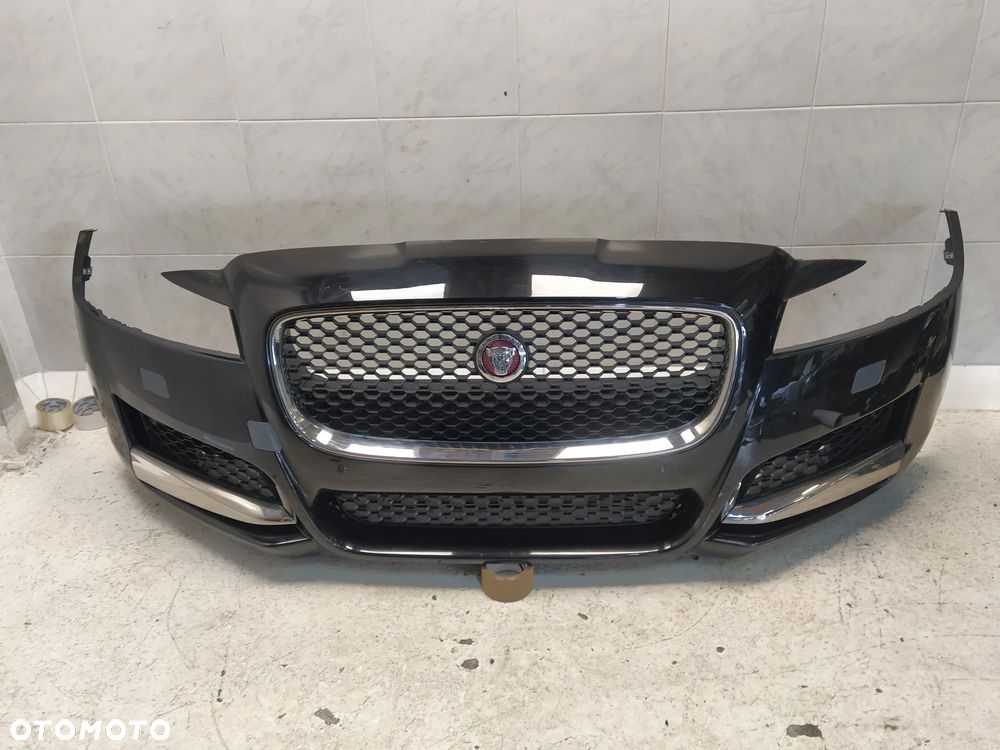 JAGUAR XF X260 ZDERZAK PRZÓD PRZEDNI KOMPLETNY 4XPDC SPRYSKIWACZE GRILL ATRAPA CHŁODNICY ZNACZEK ORYGINAŁ - 2