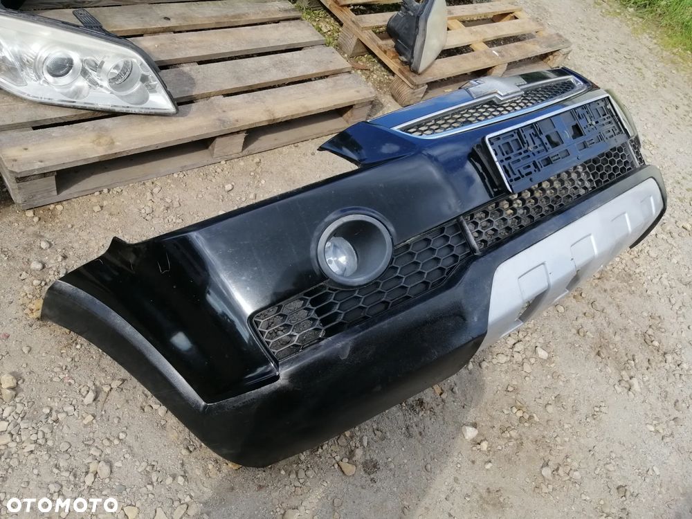 Chevrolet Captiva C100 zderzak przód maska błotniki kod lakieru 19U Black Mica bez korozji EU - 6