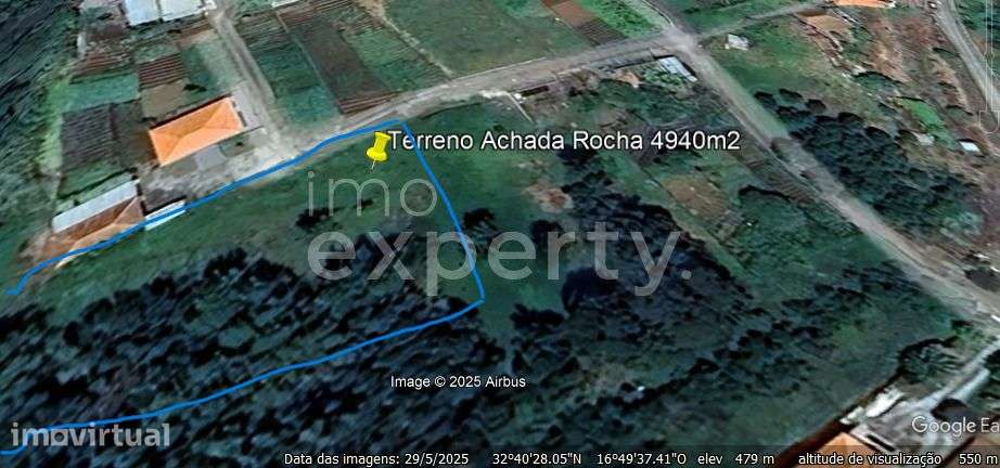 Terreno com 4940 m2 no sítio da Achada Rocha, Gaula, Madeira - Grande imagem: 3/7