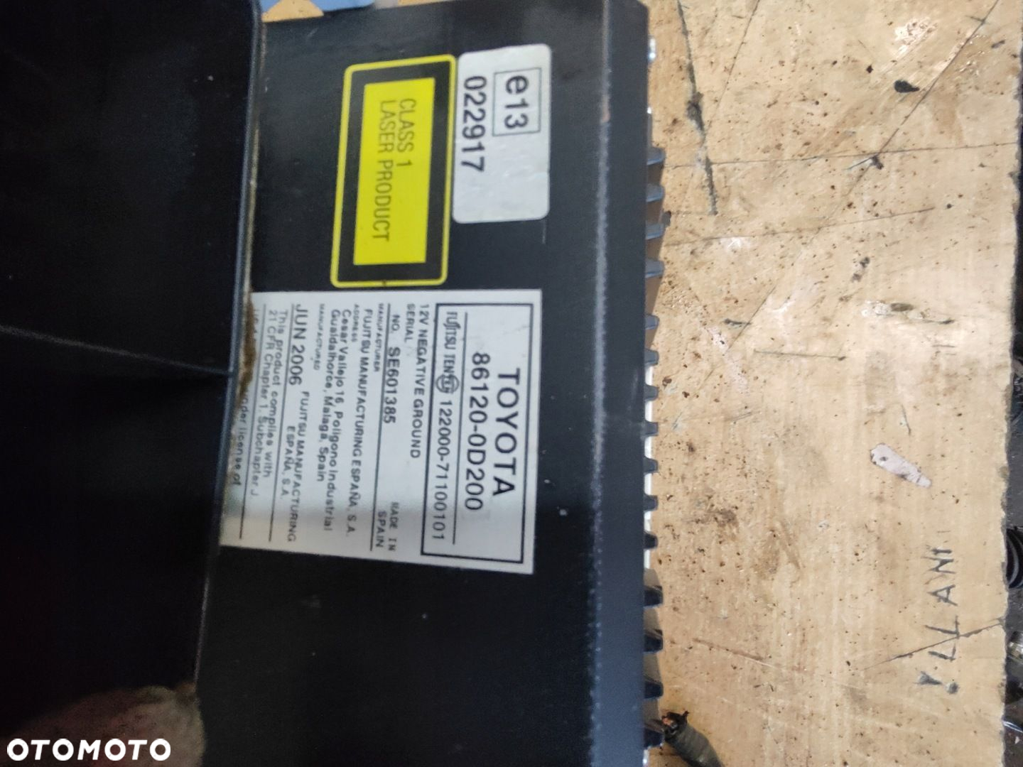 TOYOTA YARIS II RADIO CD FABRYCZNE - 3