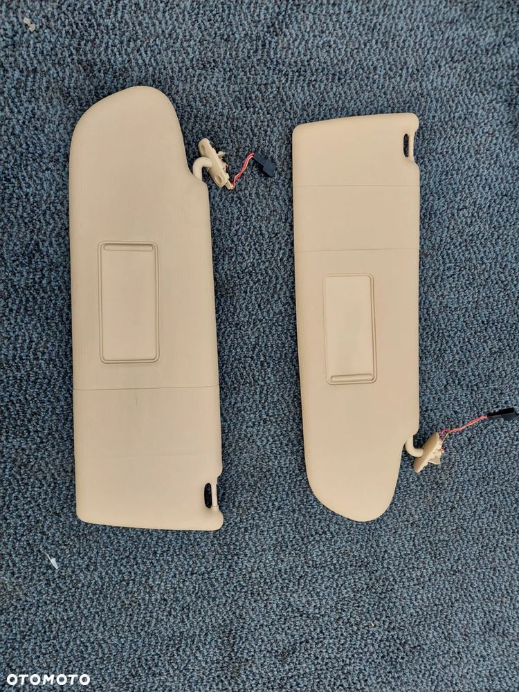 VOLKSWAGEN T5 MULTIVAN BEŻOWE ODŁONY PRZECIWSŁONECZNE DASZKI 7H5857551C - 1