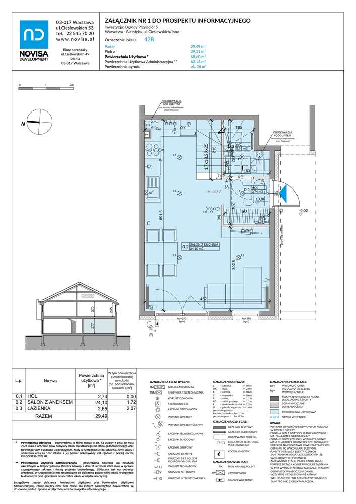 3-pokojowy dom 68m2 + ogródek Bez Prowizji - Pełny obrazek: 2/8