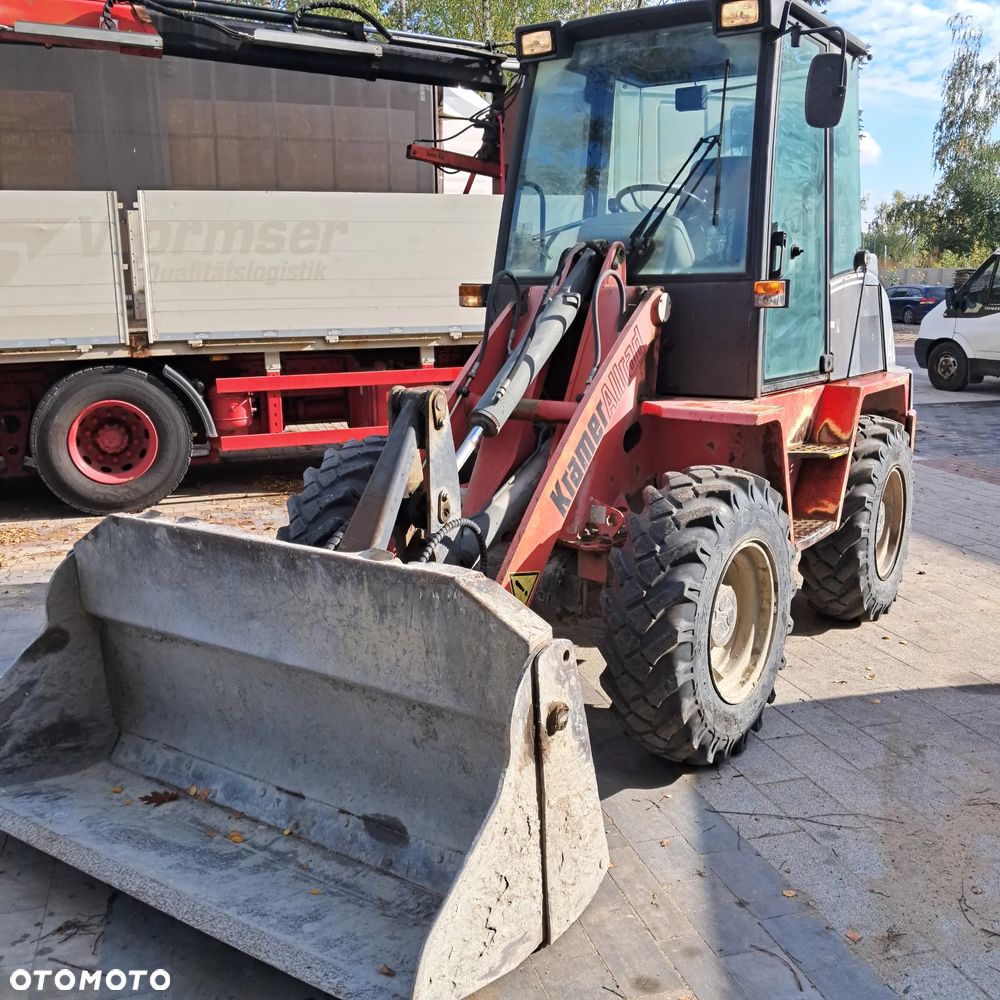 Kramer 421 ładowarka koła skrętne łyżka dzielona widły  520 jak 320 jcb 420 cat - 7