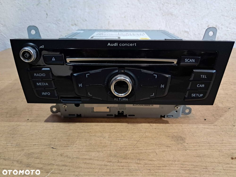 Radio radioodtwarzacz CD AUDI CONCERT A5 8T A4 B8 Q5 8R LIFT Anglik - 1