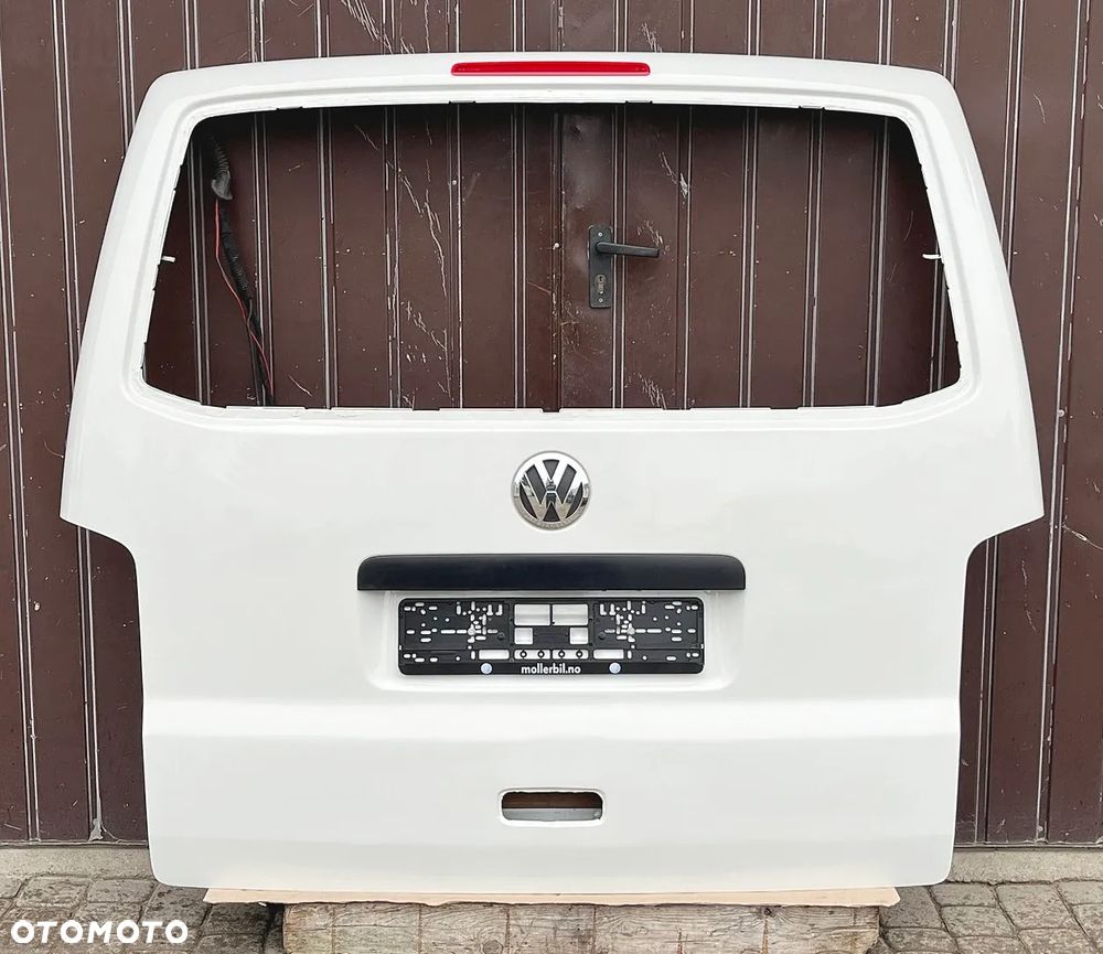 KLAPA TYLNA POKRYWA LB9A R902 BIAŁA TYŁ VW T5 LIFT CARAVELLE MULTIVAN TRANSPORTER - 1