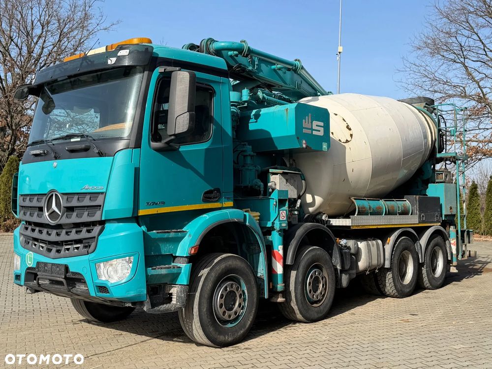 Mercedes-Benz AROCS 3742 8x4 EURO6 POMPOGRUSZKA SERMAC 4Z28 9m3 - 1
