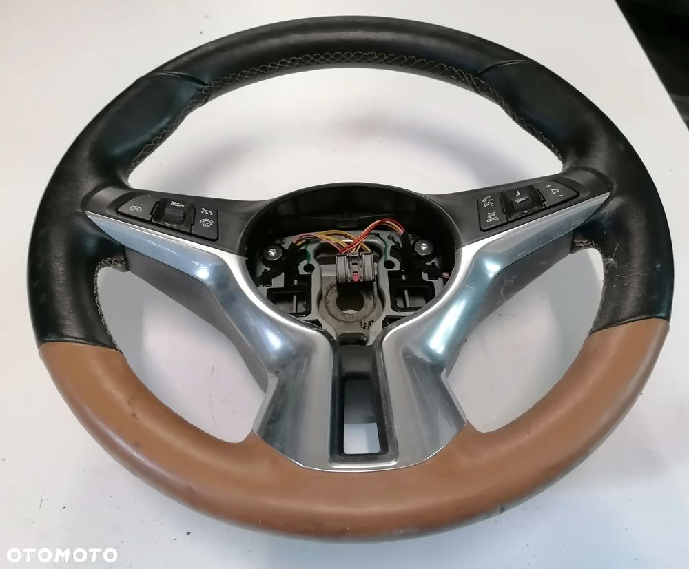 OPEL ADAM 12r KIEROWNICA MULTIFUNKCJA SKÓRZANA - 1