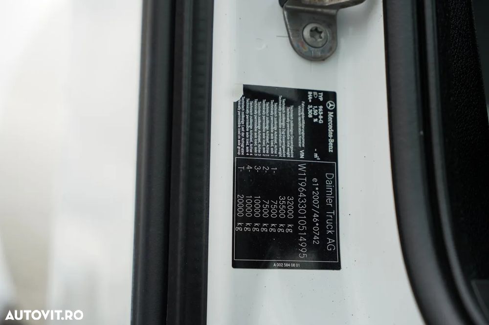 Mercedes-Benz AROCS 3240 / 9M3 BETONIERĂ / 8x4 / BETONIERĂ / AUTOMATĂ / EURO  6 - 37