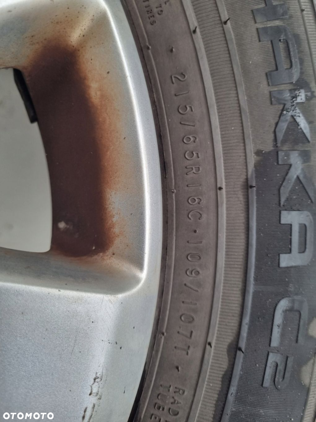VW Transporter T5 T6 KOŁO ZAPASOWE Zapas felga 215/65 R16C 7H0601025E - 6