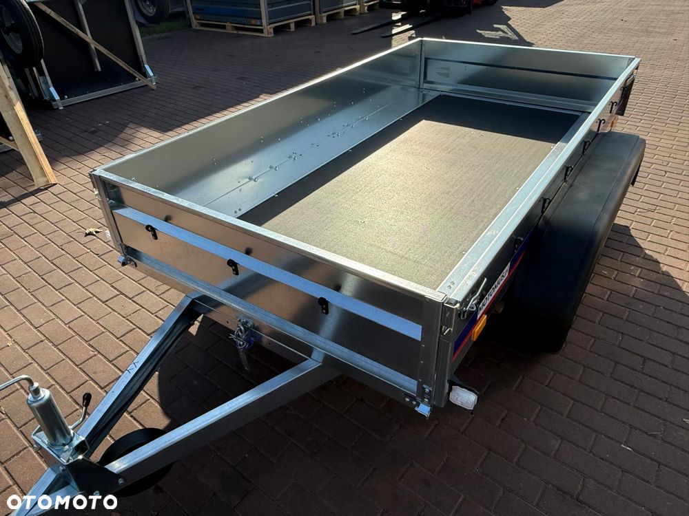 Niewiadów Przyczepa Niewiadów N426T 260x138x35cm 2 osie 750kg burty boczne 2mm Wrocław/Borowa MOTOMUS dostawa pod dom - 9