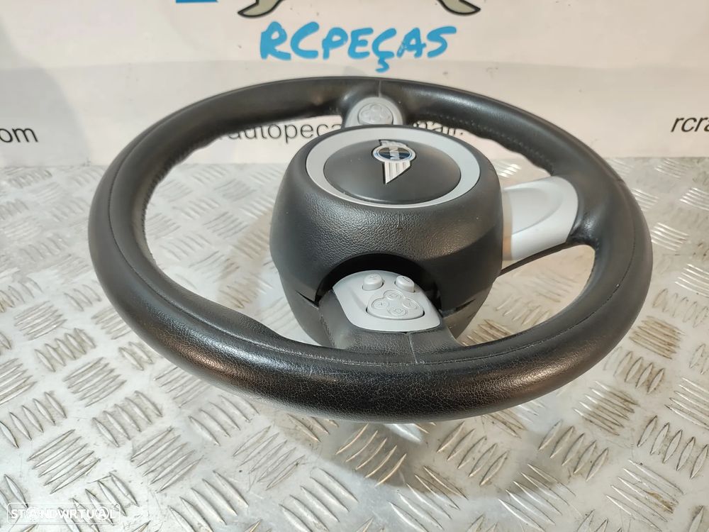 VOLANTE GUIADOR COMPLETO MINI COOPER R56 R55 CLUBMAN R57 CABRIO R58 COUPE R59 ROADSTER R60 CONTRYMAN R61 PACEMAN PELE COMANDOS MULTIFUNÇÕES AIRBAG - 3