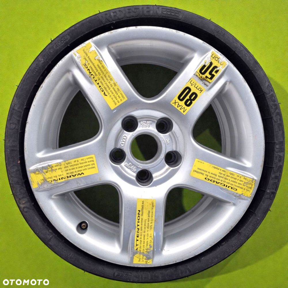 KOŁO DOJAZDOWE Audi A6 C5 Allroad 205/70 R16 427601025B 5x112 zapas - 2