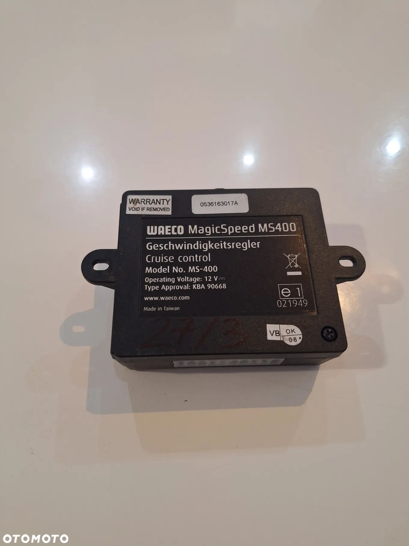 Waeco MS-400 Kontroler prędkości tempomatu Magic-Speed ​​MS400 - 1