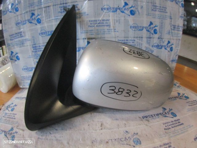 Espelho 96302BN200 NISSAN  ALMERA 2 FASE 1 2000 1.8I 115CV 5P CINZA ESQ ELETRICO 3 PINOS - 3
