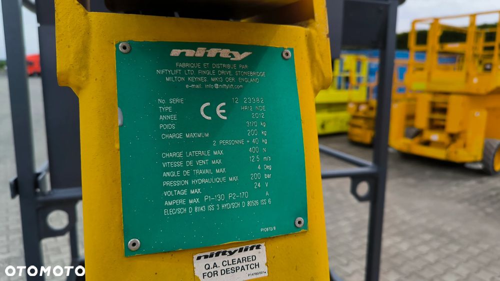 Inny NiftyLift HR 12 NDE - 7