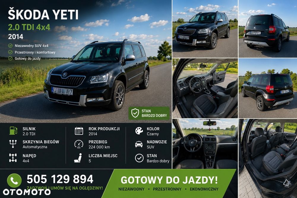 Skoda Yeti 2.0 TDI DPF 4x4 Elegance DSG - 1