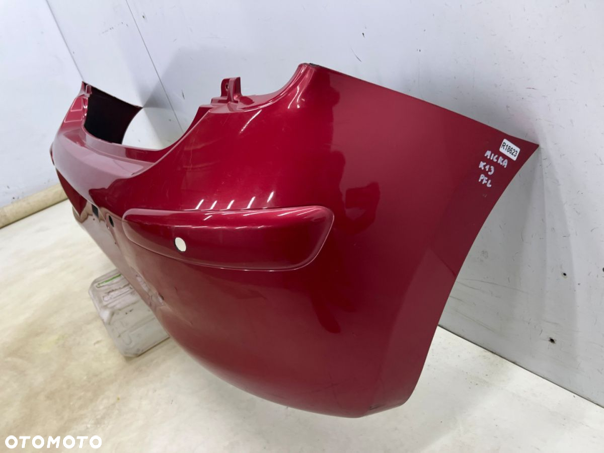Zderzak tylny Nissan Micra 4 IV K13 10-13r. Przedlift tył 4XPDC 850221HB0H - 14