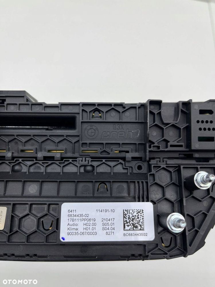 BMW 5 G30 G31 PANEL REGULACJA NAWIEWU KLIMATYZACJI 6834435 - 10