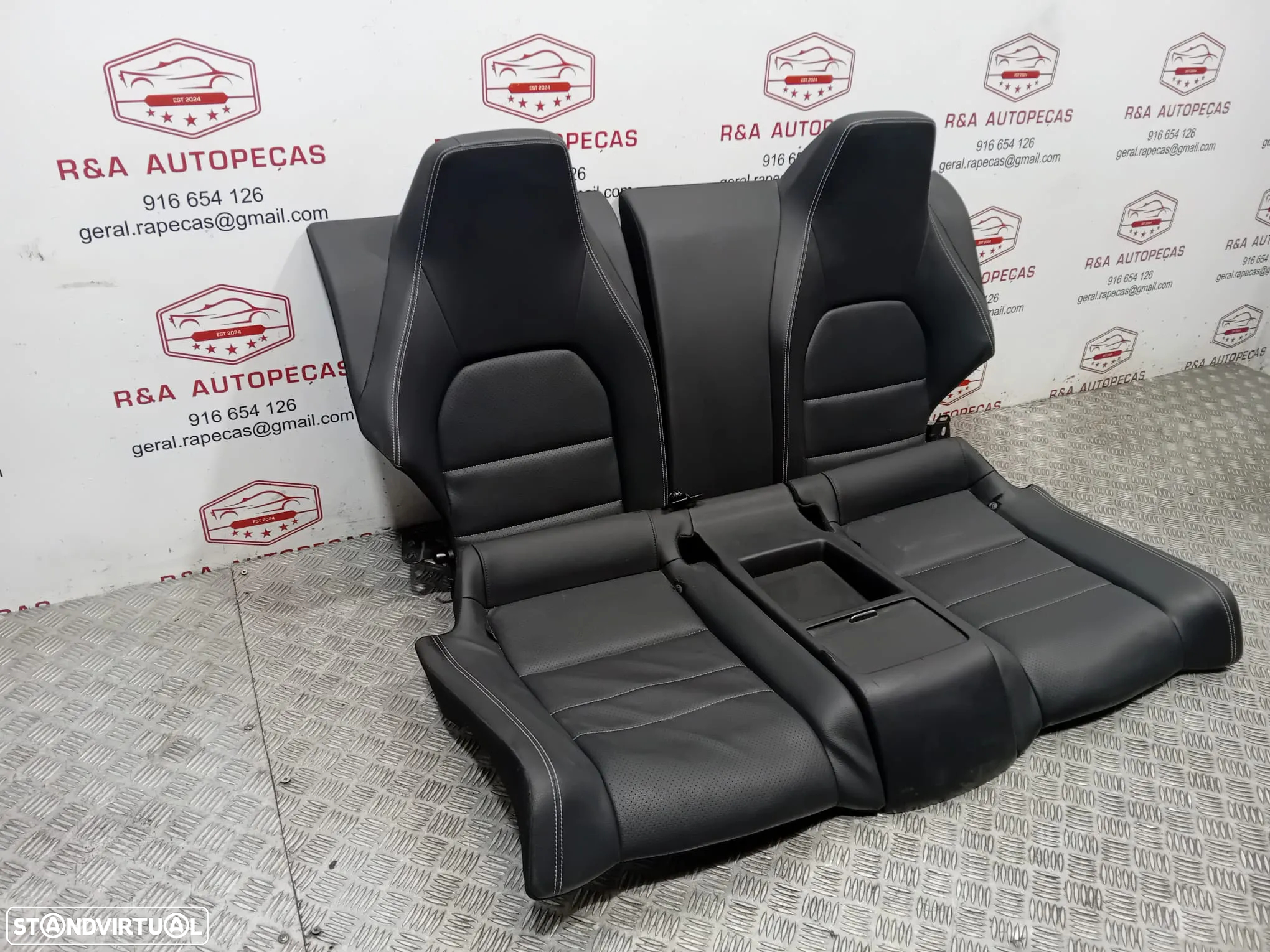 Conjunto de Bancos Mercedes Class E Coupé W207 Elétricos em Pele Original - 3