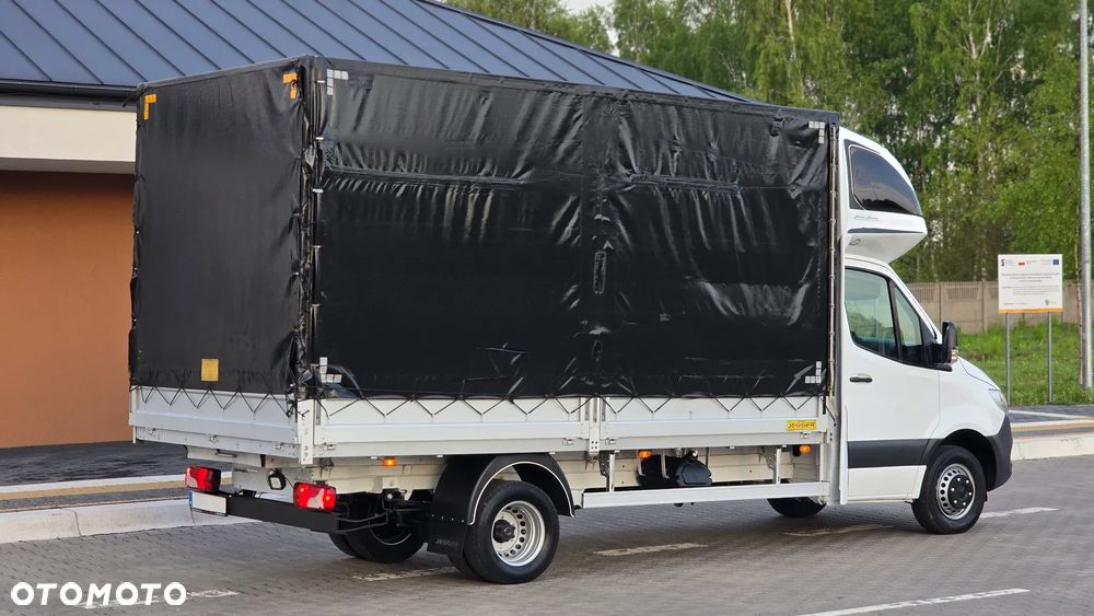 Mercedes-Benz SPRINTER 519 CDI 907❗❗3.0 190 KM V6 / MANUAL / PLANDEKA 10 PALET / PODNOSZONY DACH / BLIŹNIAKI / ZABUDOWA JEGGER / PODUSZKI PNEUMATYCZNE / SYPIALKA / SALON POLSKA ❗❗ - 18