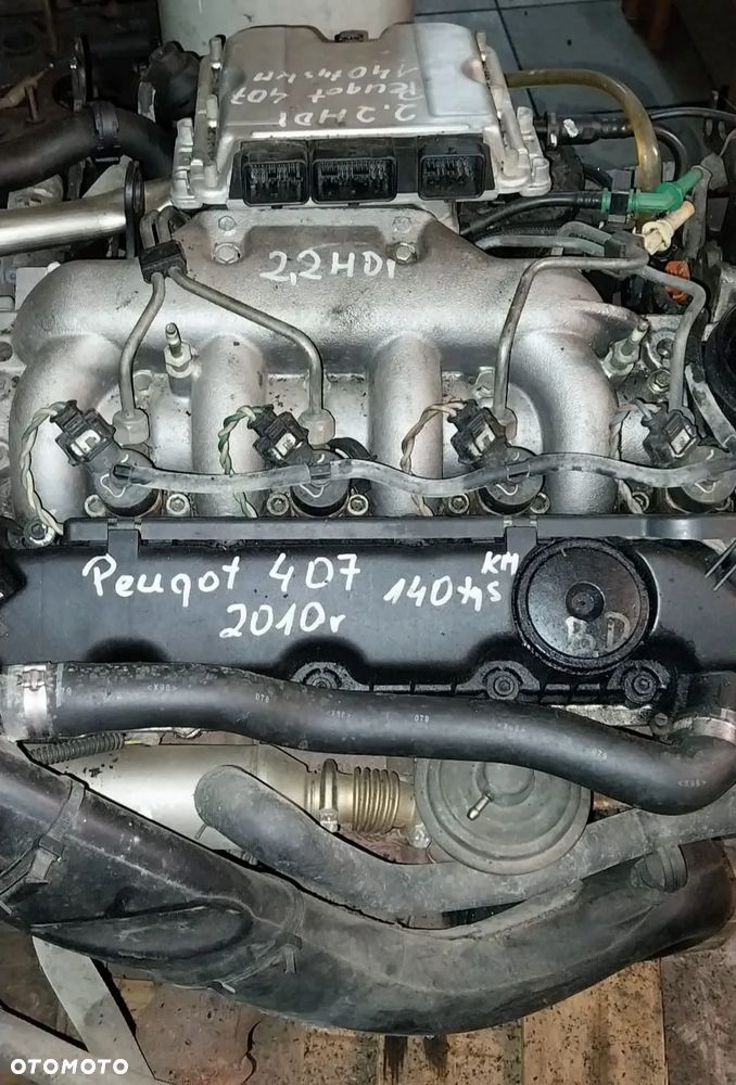 Silnik kompletny Peugeot 407 2.2 hdi 2010 rok - 1