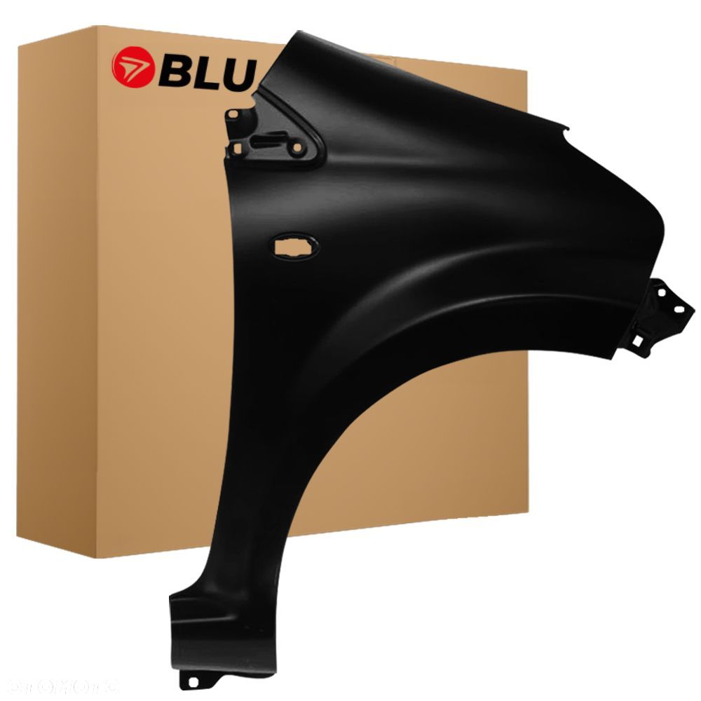 BLU Błotnik TOYOTA AYGO I 211 prawy czarny 05-14 przód SchwarzDiamant MitternachtSchwarz - 1