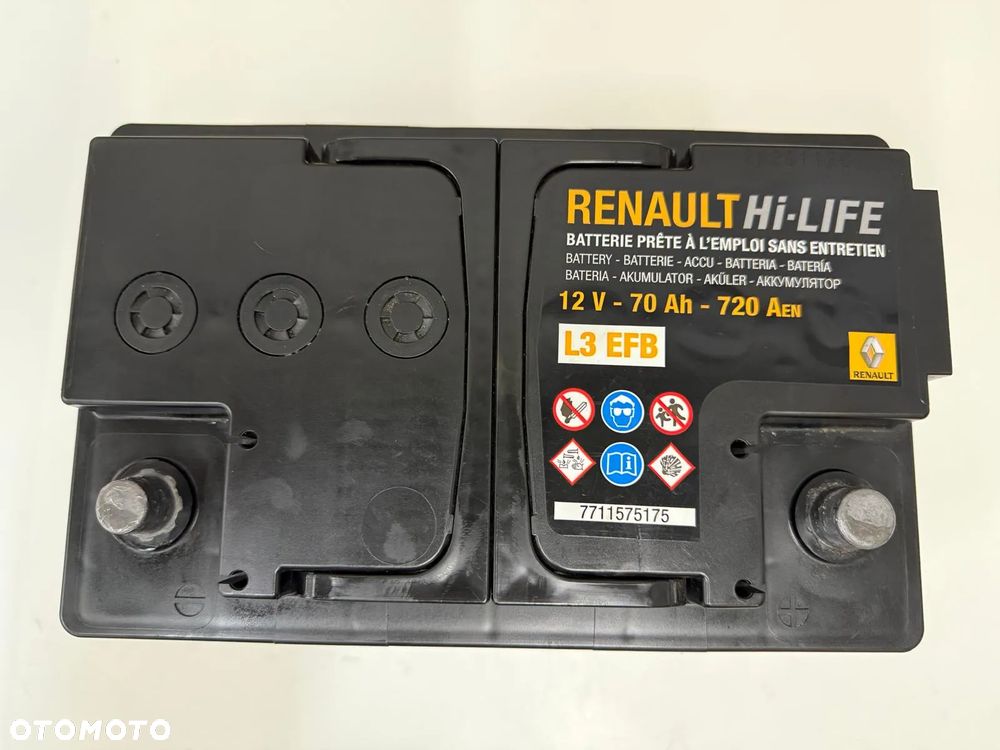 AKUMULATOR RENAULT HI-LIFE L3 EFB 70AH 720A - 2