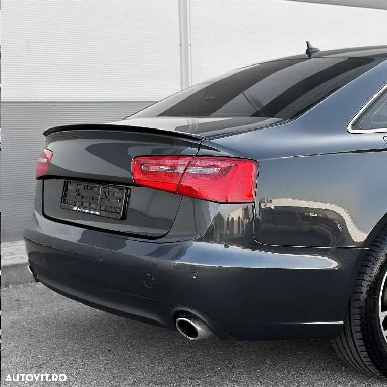 Eleron Lip Codita Portbagaj Audi A6 C7 Sedan Sline 11-18, Negru Lucios - 3