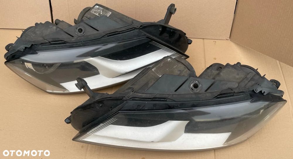 VW Passat B7 3AA reflektor prawy lewy lampa przód anglik UK - 2