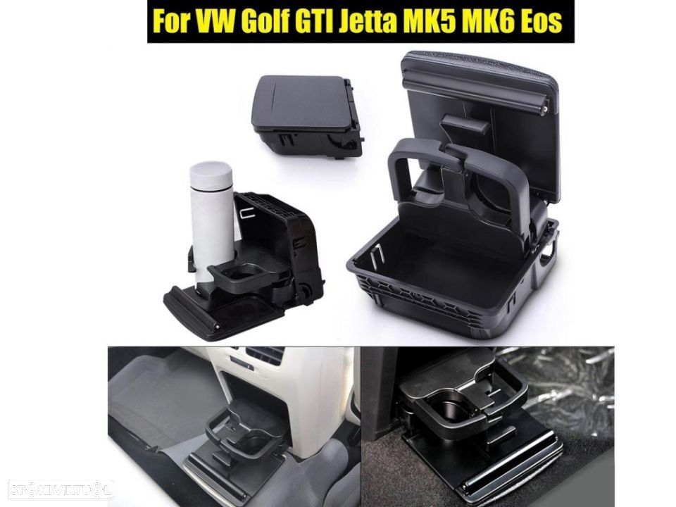 Suporte Porta Copos para Vw Golf V e VI, Jetta V e EOS NOVO - 1