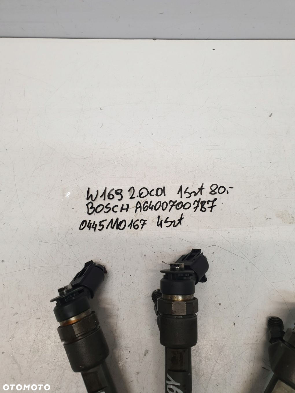 WTRYSKI WTRYSKIWACZE MERCEDES-BENZ W169 2.0 CDI A6400700787 0445110167 - 3