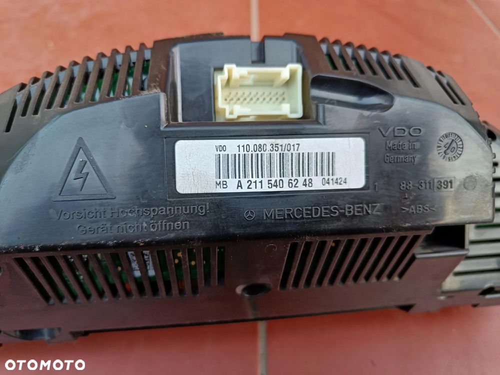 MERCEDES W211 LIFT DIESEL LICZNIK ZEGARY EU AVANTGARDE A2115406248 - 3