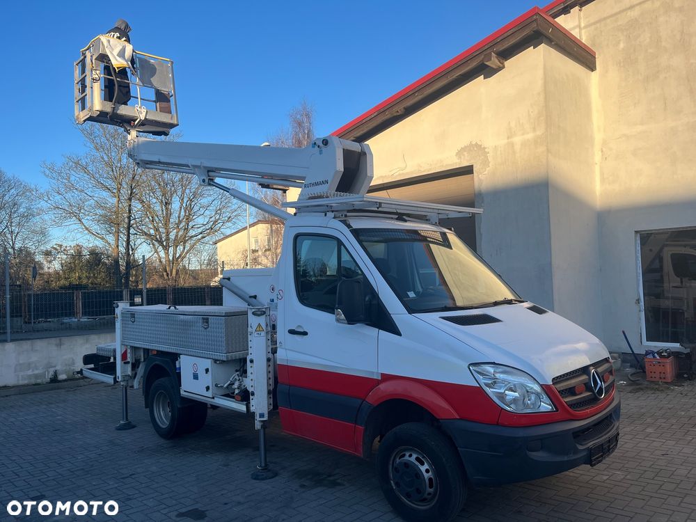 Mercedes-Benz Podnośnik Koszowy Zwyżka Izolowany Kosz!!!  Ruthmann TB220 22 metry 14 w Bok Udt jak Wumag Multitel Gsr - 26