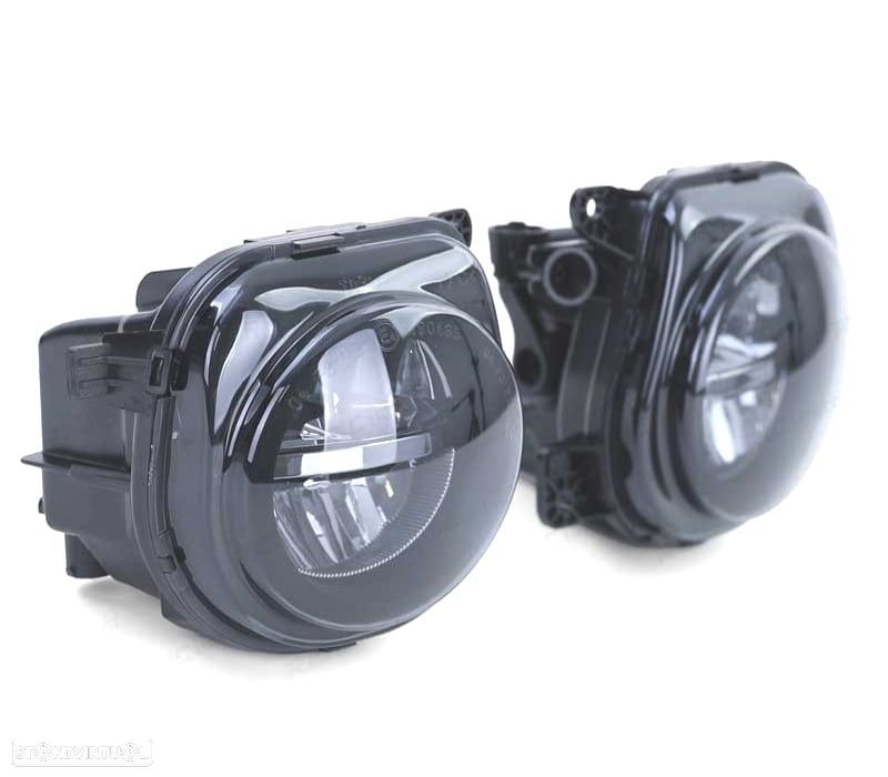 FAROIS NEVOEIRO BMW F10 F11 F07 LCI 13-16 LED VIDRO CROMADO - 2