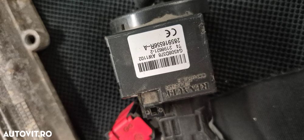 Kit pornire / calculator ECU ceas bord contact + cheie calc confort  Dacia Dokker 1.5 dci diesel E5 - 4