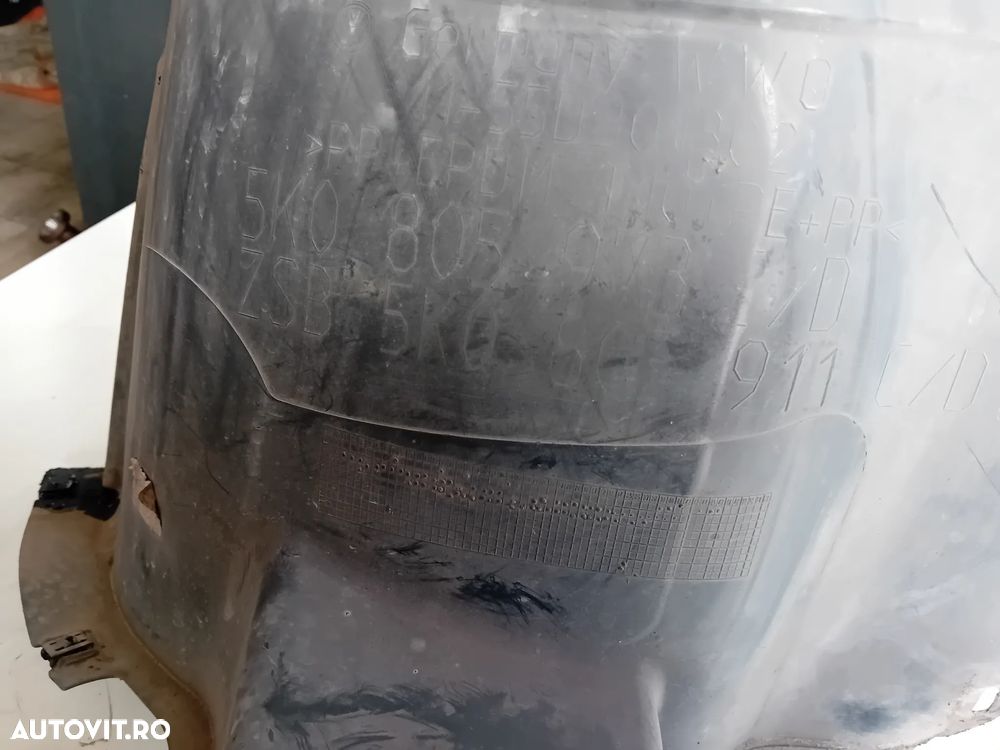Carenaj Aparatoare Noroi Inchidere Bara Fata Vw Golf 6 VI An 2009-2014 Motor CAY - 6