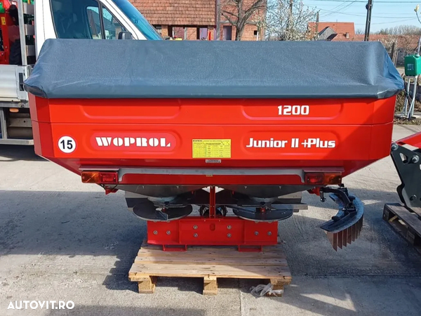 WOPROL  Junior II Plus - 1200 litri - masina de imprastiat ingrasaminte